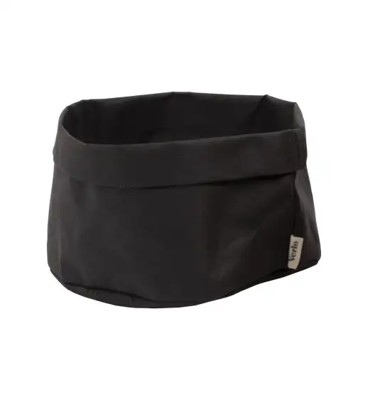 VERLO Koszyk / torba na pieczywo 17,5 x 16 cm / czarna