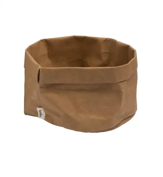 VERLO Koszyk / torba na pieczywo 17,5 x 16 cm / brązowa