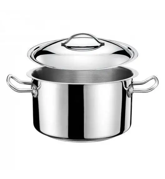 TOM-GAST EXCLUSIVE Garnek średni 20 cm z pokrywką / stal nierdzewna 18/10