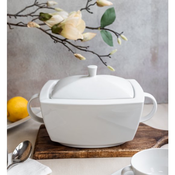 LUBIANA VICTORIA Waza na zupę 2,7 l + pokrywka / porcelana