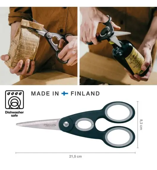 FISKARS FUNCTIONAL FORM Nożyczki kuchenne, wieloczynnościowe 22 cm