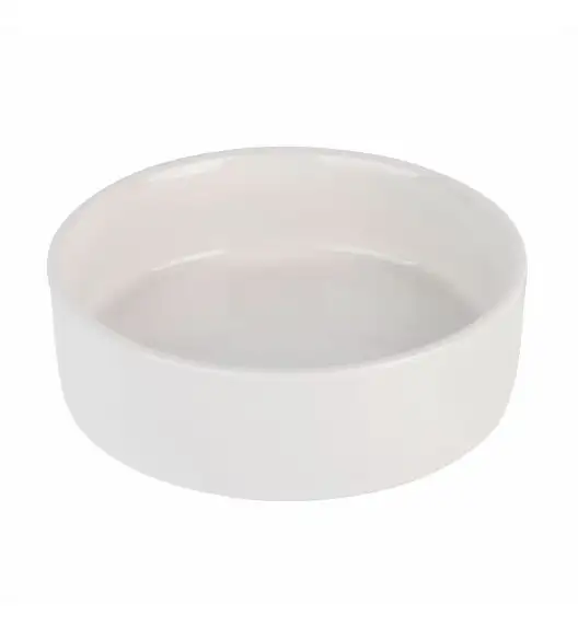 KONIGHOFFER Porcelanowa cukiernica z bambusową pokrywą + łyżeczka / biała / 350 ml