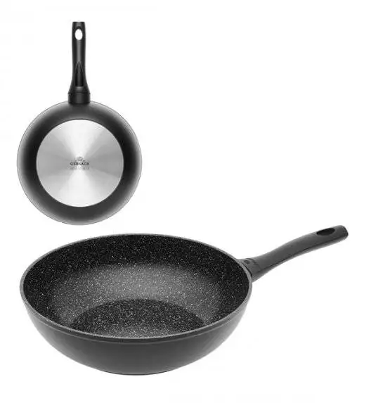 GERLACH GRANITEX Wok z powłoką ceramiczną  ILAG Xera Dur 2® 28 cm / aluminium