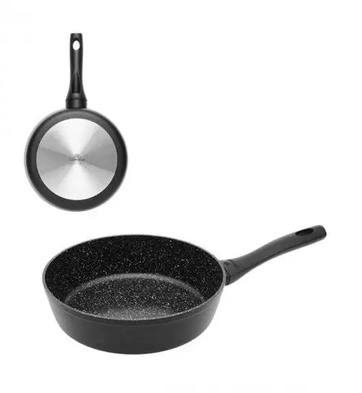 GERLACH GRANITEX Patelnia głęboka z powłoką ceramiczną ILAG Xera Dur 2 24 cm / aluminium