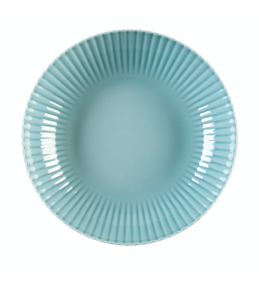 LUBIANA DAISY WATERFALL K6 Serwis obiadowo - kawowy 6 osób / 42 elementy / turkusowy