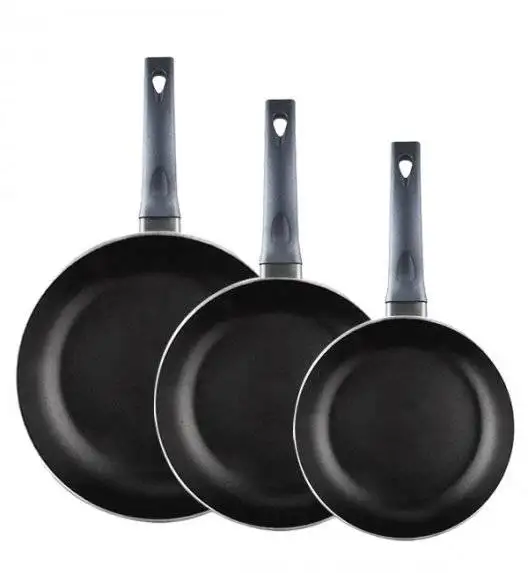 AMBITION GRAPHITE Komplet patelni 20, 24, 28 cm / Powłoka ILAG BASIC