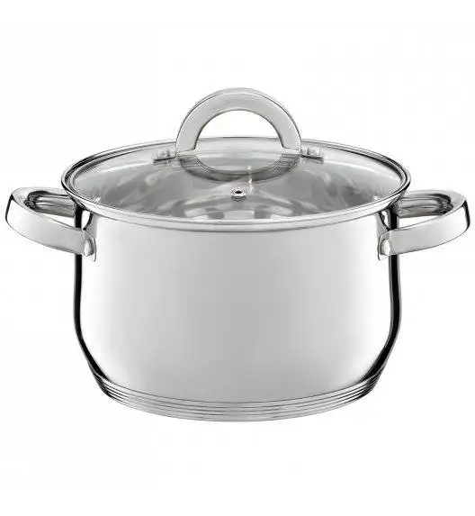 AMBITION BERRY Garnek z pokrywką 20 cm 3,5 l / stal nierdzewna 