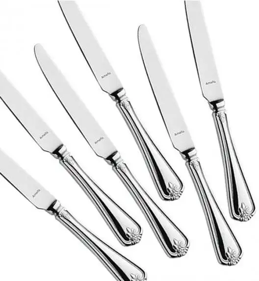 AMEFA DUKE Sztućce UE 6 x Nóż stołowy LUZ stal 18/10