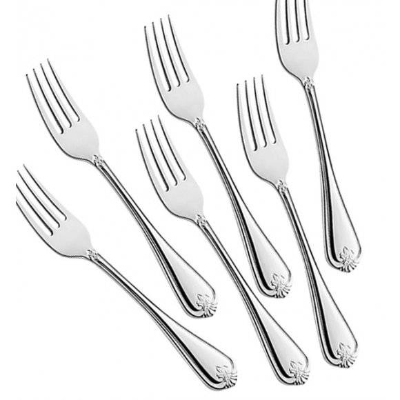 AMEFA DUKE Sztućce UE 6x Widelec obiadowy LUZ stal 18/10