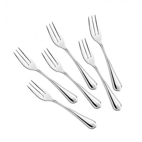 AMEFA DUKE Sztućce UE 6x Widelczyk do ciasta LUZ stal 18/10
