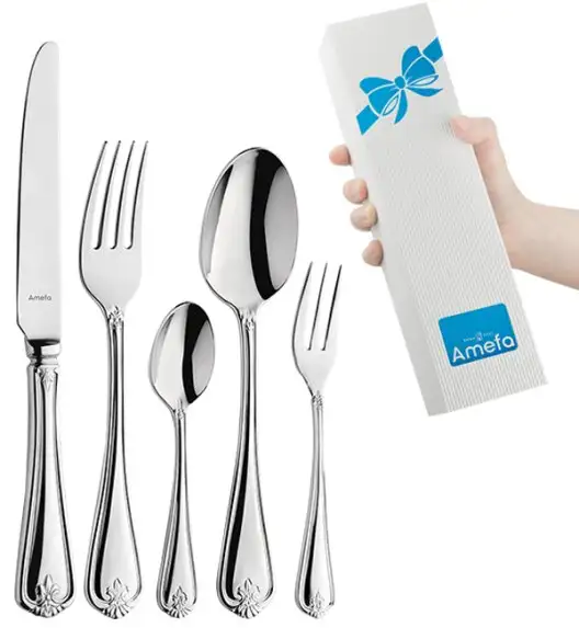 AMEFA DUKE Sztućce UE Komplet 60 el pudełko składane / 12 os / połysk