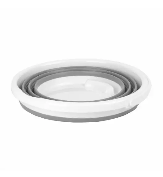 TADAR SILICO Składane wiadro silikonowe 10 L / szare