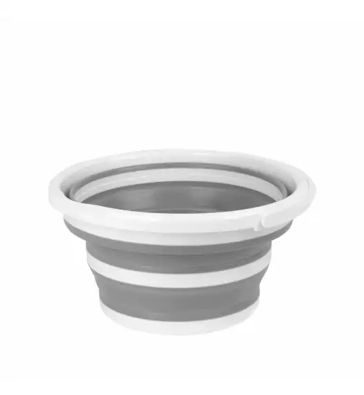 TADAR SILICO Składane wiadro silikonowe 10 L / szare