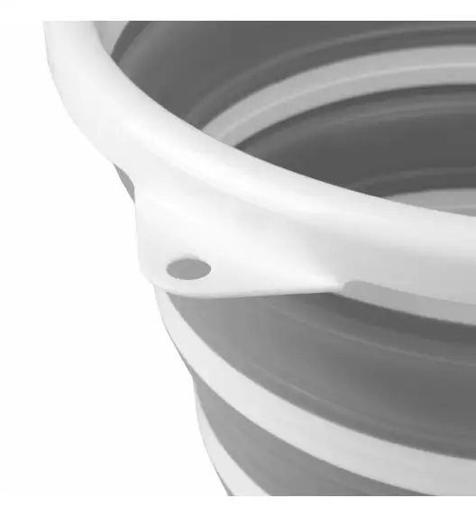 TADAR SILICO Składane wiadro silikonowe 10 L / szare