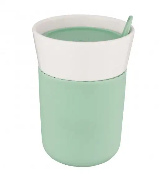 WYPRZEDAŻ! BergHOFF LEO Kubek 0,33 l / porcelana / miętowy