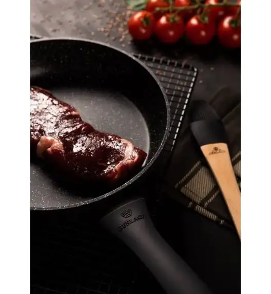 GERLACH GRANITEX Zestaw patelni z powłoką ceramiczną ILAG Granitec® 24, 28 cm + Brytfanna 32 cm z pokrywką / aluminium