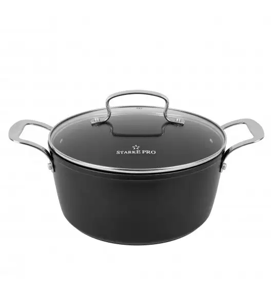 STARKE TARRY Garnek z pokrywką 20 cm / Nieprzywierająca powłoka Aerolite / indukcja