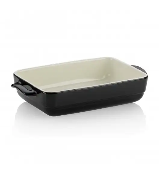 KELA MALIN Żaroodporne, ceramiczne naczynie do zapiekania 32 x 19 x 6,5 cm / czarne