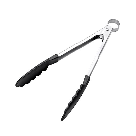 LURCH Szczypce do patelni z powłoką nieprzywierającą / stal nierdzewna, nylon / 24 cm