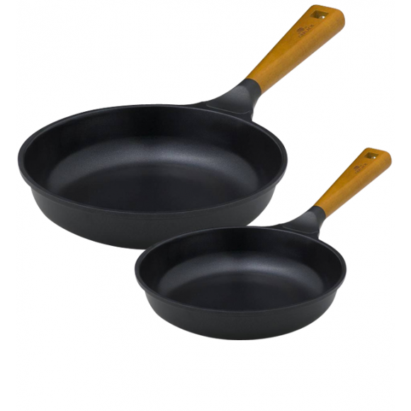 GERLACH NATUR EVO Komplet patelni 24, 28 cm z powłoką ceramiczną ILAG Non-Stick