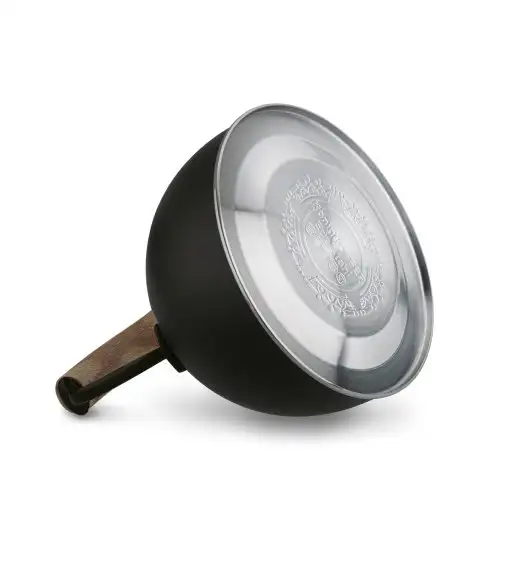 KonigHOFFER MORENA Czajnik ze stali nierdzewnej 2,3 L czarny z drewnianą rączką / indukcja