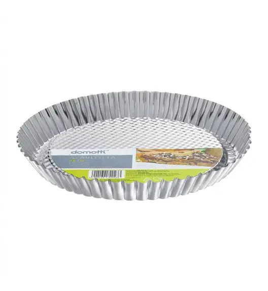 DOMOTTI SZARLOTTA Forma do tarty 28 cm / stal nierdzewna
