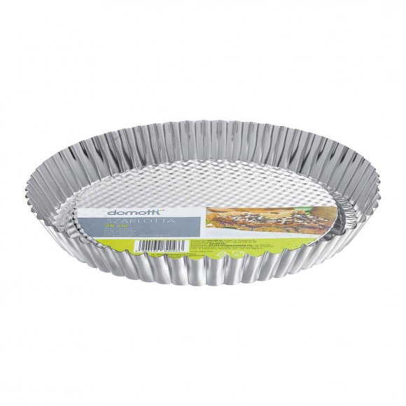 DOMOTTI SZARLOTTA Forma do tarty 28 cm / stal nierdzewna