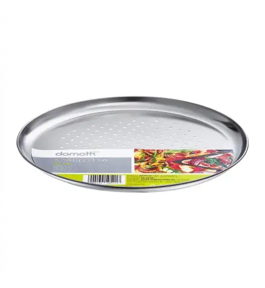 DOMOTTI SZARLOTTA Forma do pieczenia pizzy 32 cm / stal nierdzewna