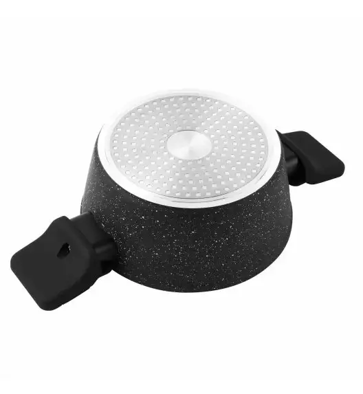 STARKE PRO CERES MARBLE Garnek z pokrywką 18 cm / Powłoka Aerolite Plus