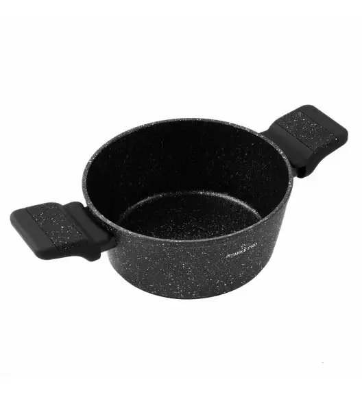 STARKE PRO CERES MARBLE Garnek z pokrywką 18 cm / Powłoka Aerolite Plus