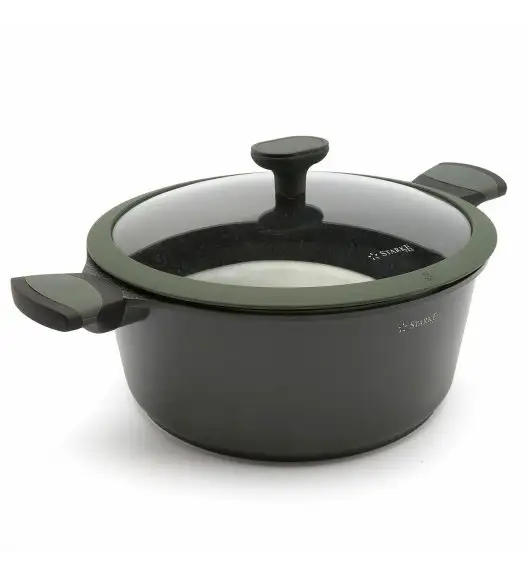 STARKE PRO VIRIDI Garnek 28 x 12,5 cm z pokrywką / Greblon® C3