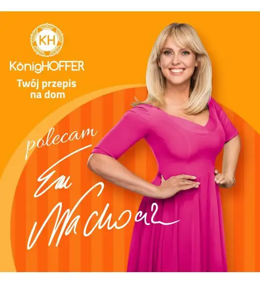 KONIGHOFFER HARRISON Patelnia 24 cm / Powłoka granitowa Multi Stone nano-tech