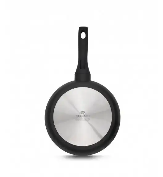 GERLACH GRANITEX GREY Patelnia z powłoką ceramiczną ILAG Xera Dur 2® 24 cm + pokrywka PSU / aluminium