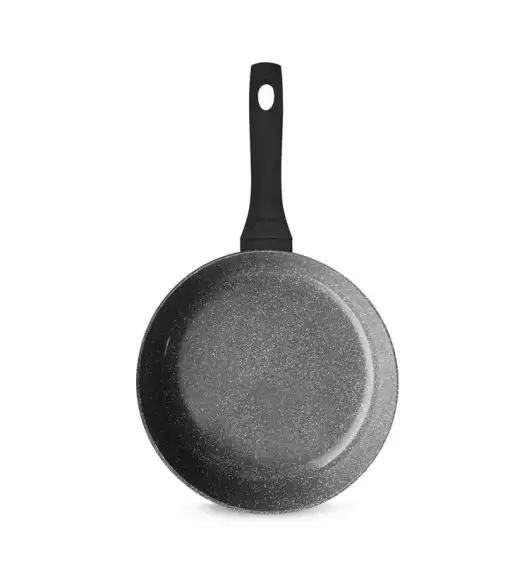 GERLACH GRANITEX GREY Patelnia z powłoką ceramiczną ILAG Xera Dur 2® 24 cm + pokrywka PSU / aluminium