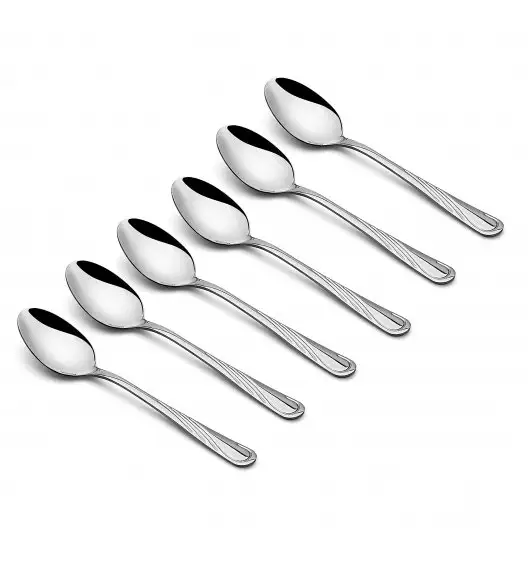 TADAR AMAZON Zestaw 6 łyżeczek do herbaty luzem / stal nierdzewna 