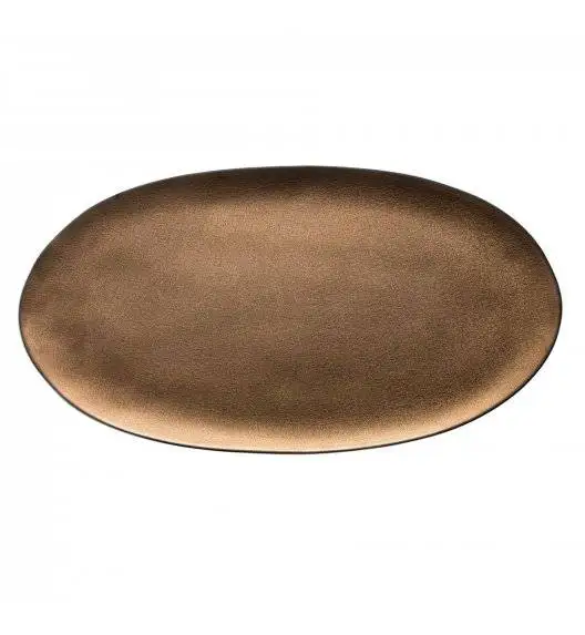 WYPRZEDAŻ! VERLO ETER Talerz / półmis 43 x 22,5 cm / postarzana miedź