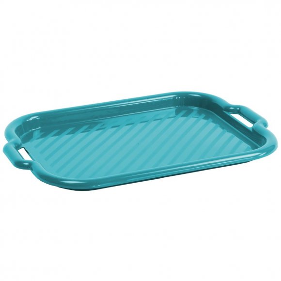 DOMOTTI CLEVER Taca do serwowania 53 x 37 cm niebieska / tworzywo sztuczne