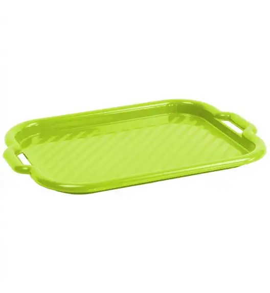 DOMOTTI CLEVER Taca do serwowania 53 x 37 cm zielona / tworzywo sztuczne