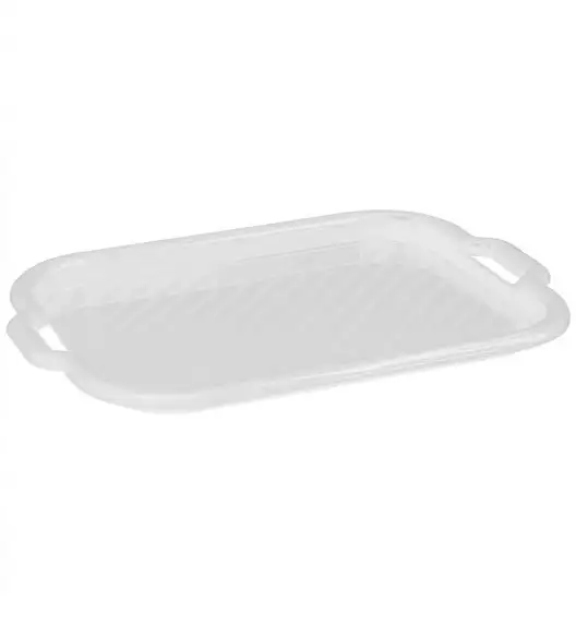 DOMOTTI CLEVER Taca do serwowania 46 x 33 cm z tworzywa sztucznego / biały