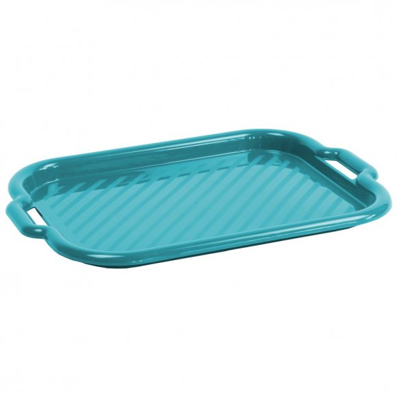 DOMOTTI CLEVER Taca do serwowania 46 x 33 cm z tworzywa sztucznego / niebiska