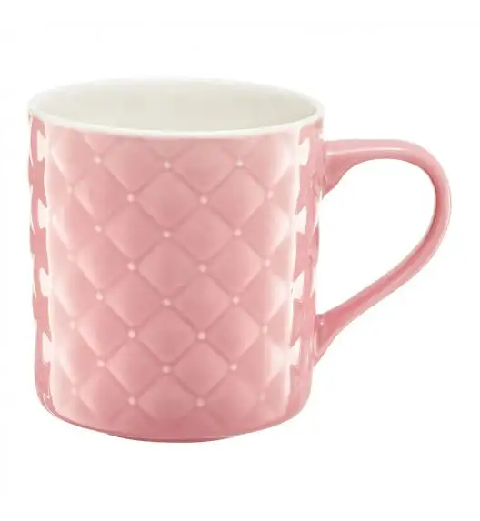 AMBITION GLAMOUR Kubek pikowany 420 ml różowy 