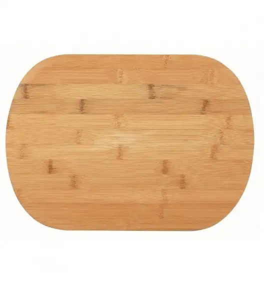 AMBITION PANDA Deska do krojenia 35 cm owalna / drewno bambusowe