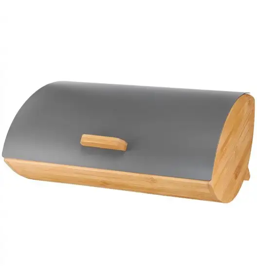 AMBITION SCANDI Chlebak 36,5x24 cm / metal+bambus