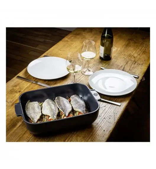 PEUGEOT APPOLIA Naczynie prostokątne / 32 cm / szare