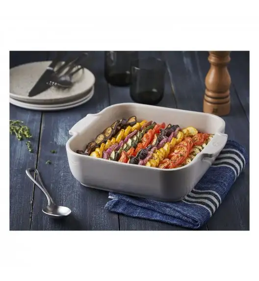 PEUGEOT APPOLIA Naczynie prostokątne / 32 cm / ecru