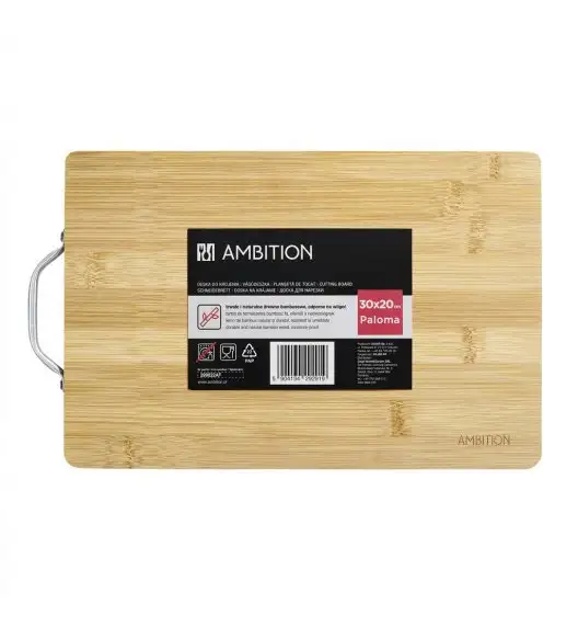 AMBITION PALOMA Deska do krojenia 30 x 20 cm / drewno bambusowe