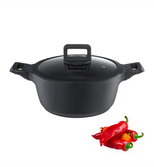 AMBITION ULTIMO Garnek z pokrywką 18 cm / powłoka nieprzywierająca ILAG / wskaźnik temperatury