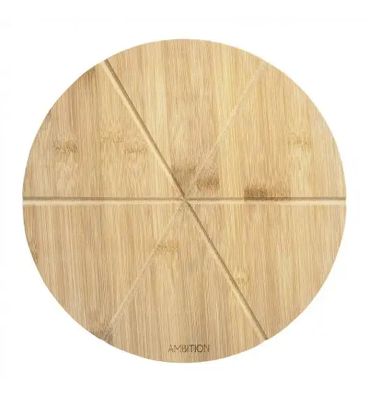 AMBITION PALOMA Deska do serwowania pizzy 32 cm / drewno bambusowe