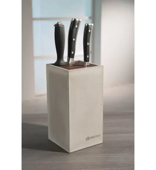 WÜSTHOF Blok na 6 noży / betonowy