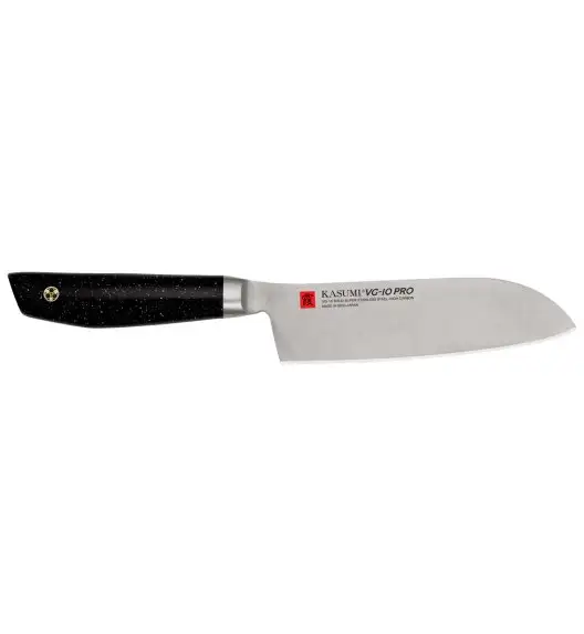 KASUMI VG10 PRO Nóż japoński Santoku mały kuty 13 cm